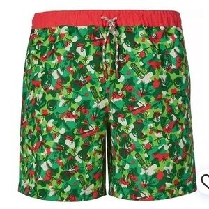 Magellan Outdoors Boat Shorts Christmas Fish Gear Caddo Lake Holiday Camo Green